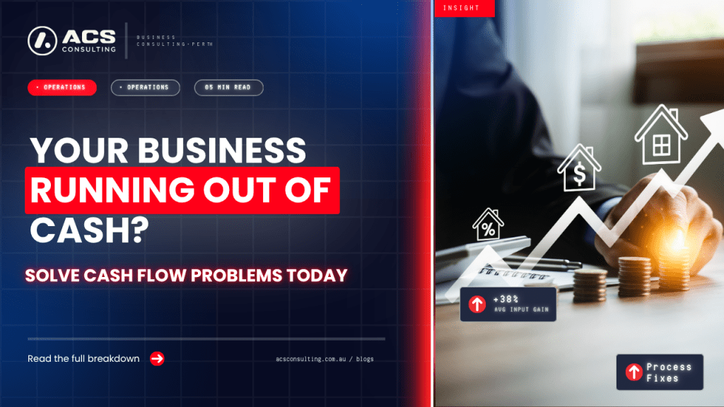 Business cash flow problems showing financial stress, unpaid invoices, and poor cash flow management in small business