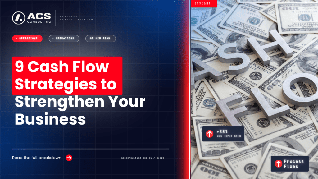 Cash Flow Management for Small Business guide featuring nine smart strategies to improve cash flow, maintain financial stability, and support business growth in 2026.