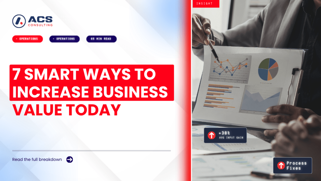 Business Valuation guide explaining seven smart ways to determine business value, improve profitability, and prepare for future growth or sale in 2026.