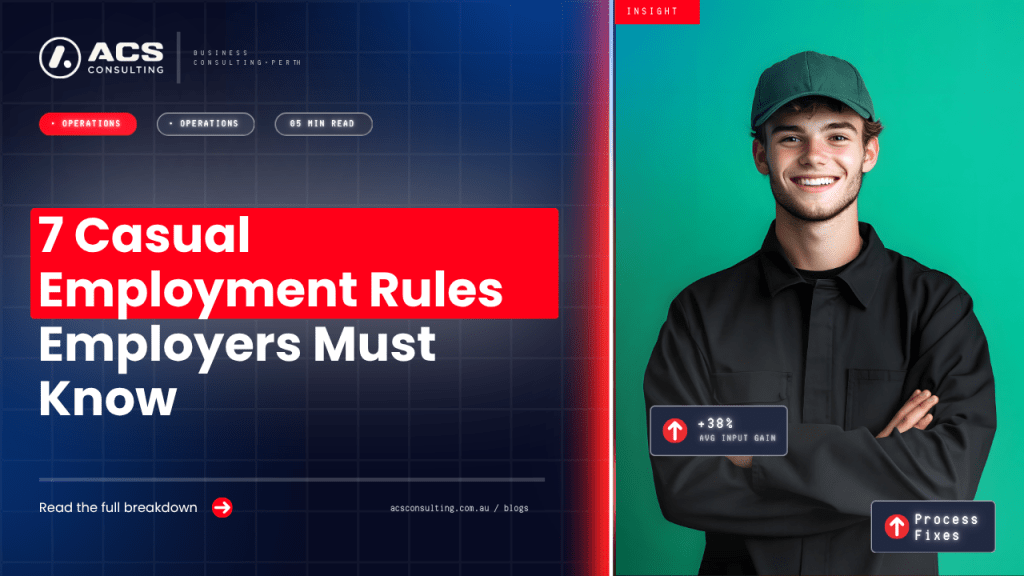 Casual Employment guide explaining seven important things Australian employers should understand about casual worker rights, obligations, and compliance in 2026.