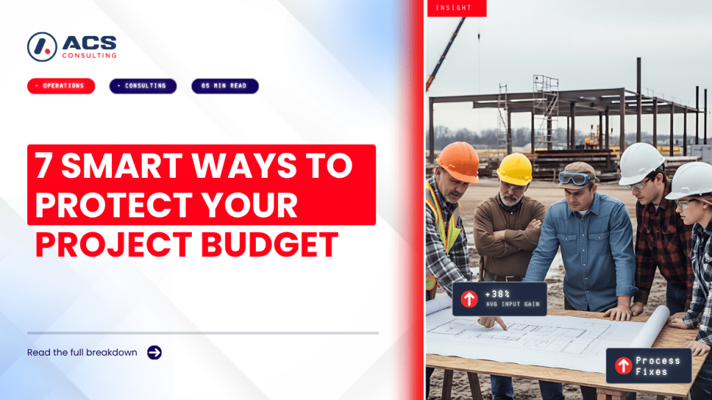 Construction Contingency guide explaining seven smart ways builders and project teams can manage unexpected costs, reduce financial risk, and protect project budgets in 2026.