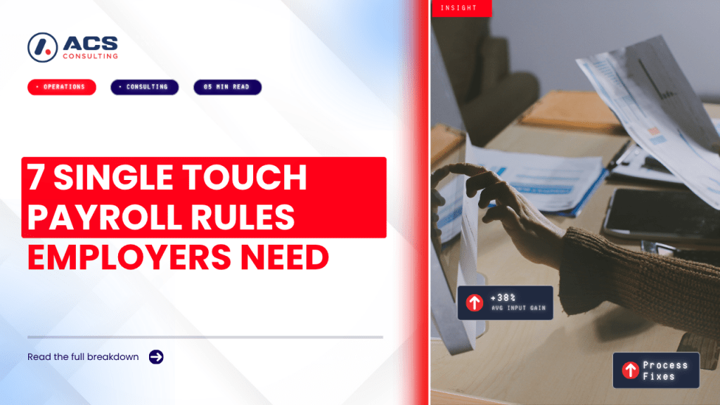 Single Touch Payroll guide explaining seven important payroll compliance requirements Australian employers should understand in 2026.