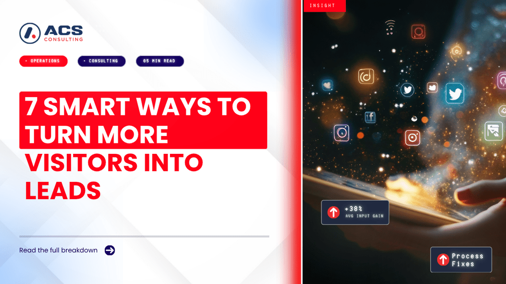 Conversion Rate Optimisation guide explaining seven smart ways businesses can improve website performance, build trust, reduce friction, and generate more leads in 2026.